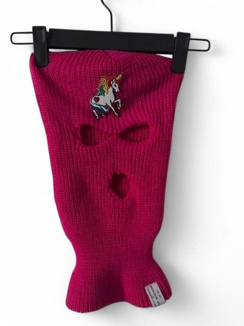 Pink Unicorn Ski Mask
